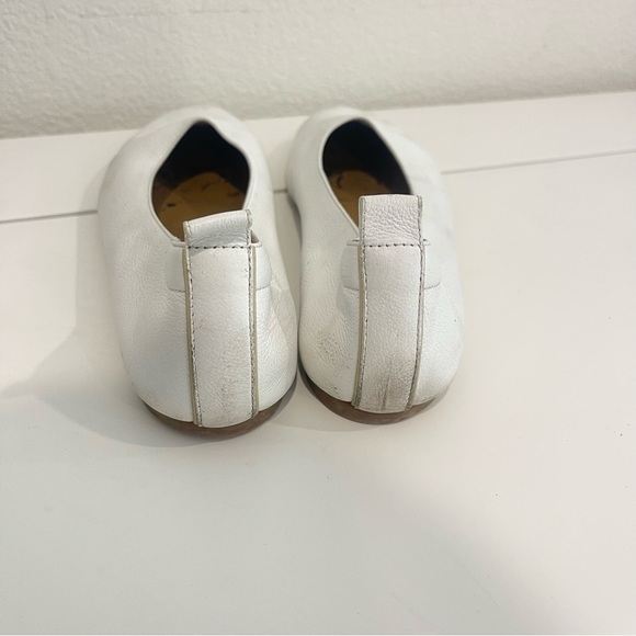 EVERLANE The Italian Leather Day Glove Flat in White size 11 WORN - Picture 7 of 14